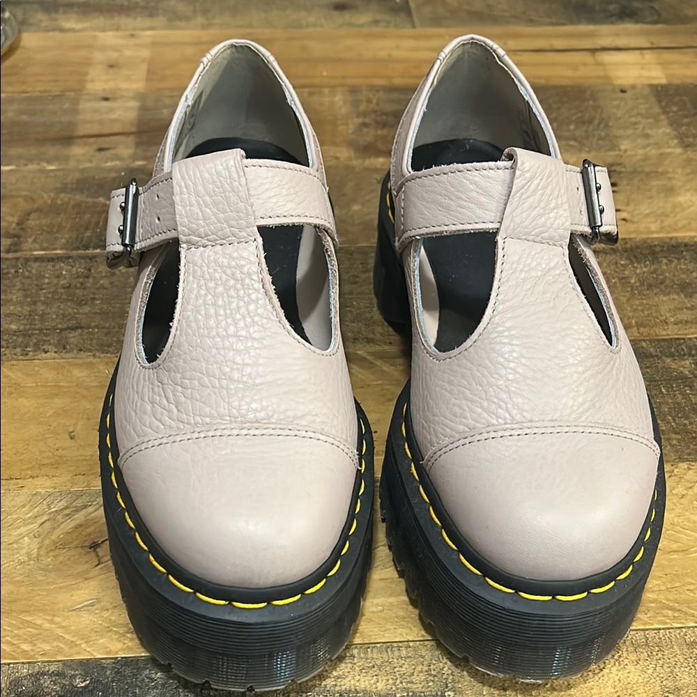 Dr. Martens Pink Platform Shoes